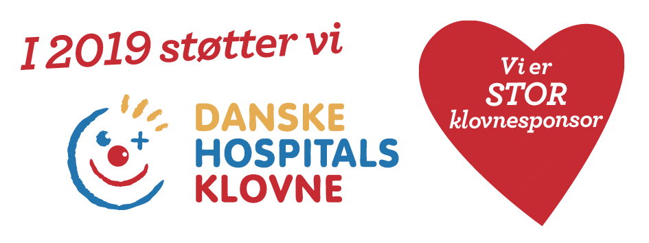 Sponsor danske hospitalts klovne